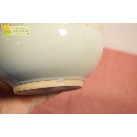 Hearth & Hand with Magnolia Rim Stripe Ceramic Citronella Scented Bowl Candle - Picture 4 of 5